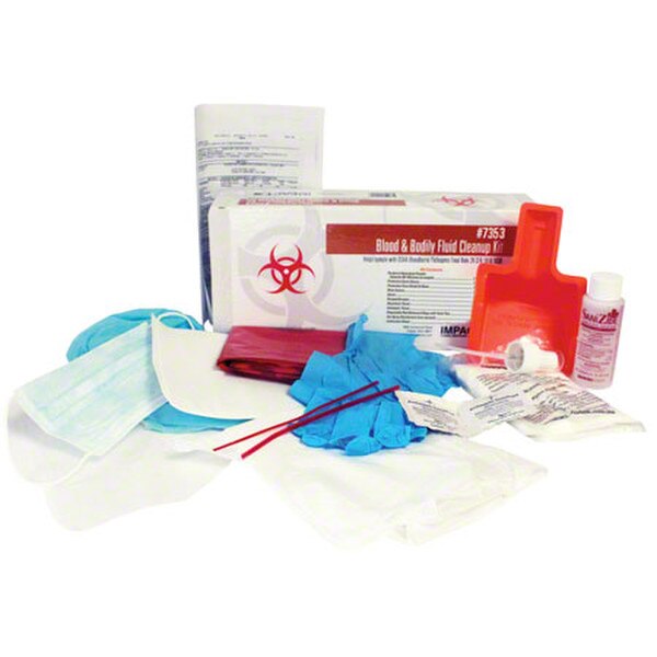 Impact Bloodborne Pathogen Kit w/Disinfectant | Carmens Distribution ...