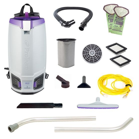 ProTeam 107689 GoFit 10, 10 qt. Backpack Vacuum w/ Xover Multi-Surface