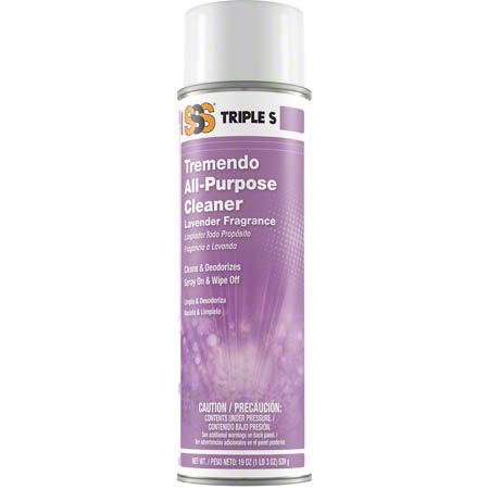Triple S Tremendo All-Purpose Aerosol Cleaner, 19 oz, 12/Case (#21004)