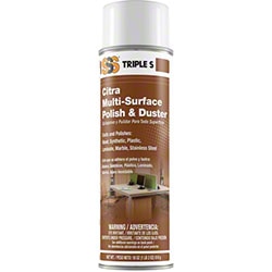 Triple-S Citra Multi-Surface Polish and Duster, 18 oz. Aerosol, 12/Case